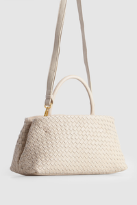 Margo Leather Weave Tote Bag