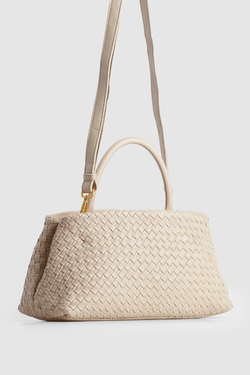 Margo Leather Weave Shopper Bag