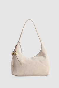 Nina Leather Suede Hobo Bag