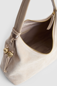 Nina Leather Suede Hobo Bag
