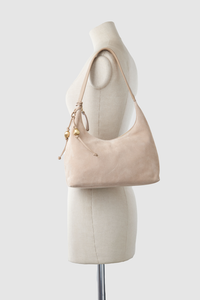 Nina Leather Suede Hobo Bag