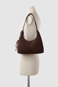 Nina Leather Suede Hobo Bag