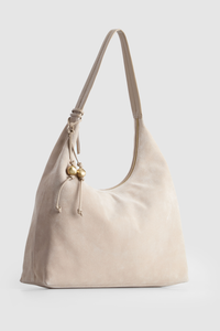 Nina Leather Suede Hobo Bag