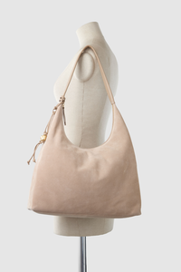 Nina Leather Suede Hobo Bag