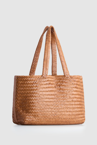 Elise Leather Weave Tote Bag