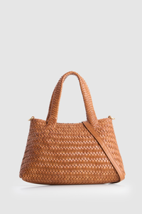 Elise Leather Weave Tote Bag