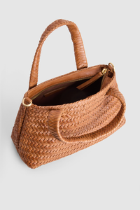 Elise Leather Weave Tote Bag