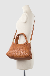 Elise Leather Weave Tote Bag