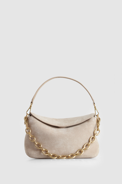 Clara Leather Chain Mini Grab Bag