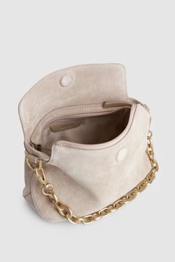 Clara Leather Chain Mini Grab Bag