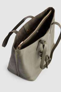 Elena Leather Tote Bag