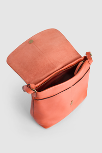 Maya Leather Flap Crossbody Bag