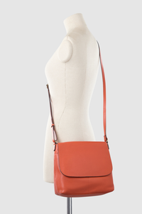 Maya Leather Flap Crossbody Bag