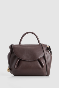 Alana Leather Flap Crossbody Bag