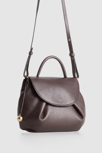 Alana Leather Flap Crossbody Bag