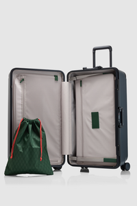 Heritage Stripe Trunk Suitcase