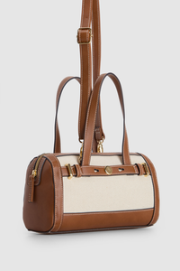 Raya Canvas Barrel Bag