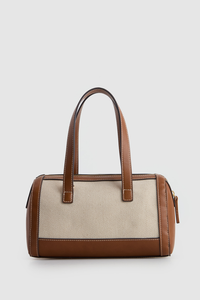 Raya Canvas Barrel Bag