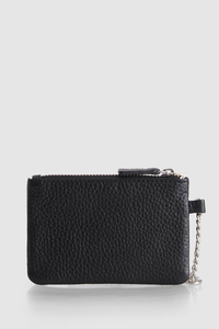 Leather Mini Slim Pouch Charm
