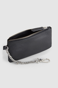 Leather Mini Slim Pouch Charm