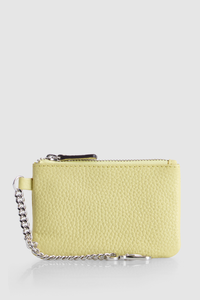Leather Mini Slim Pouch Charm