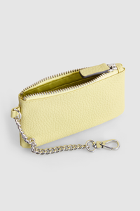 Leather Mini Slim Pouch Charm