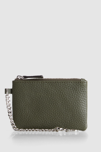 Leather Mini Slim Pouch Charm
