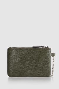 Leather Mini Slim Pouch Charm