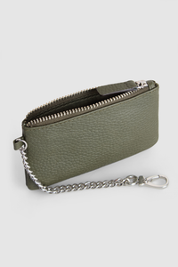 Leather Mini Slim Pouch Charm