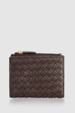 RFID Margo Leather Weave Wallet
