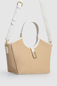 Alina Straw Grab Tote