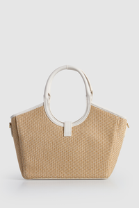 Alina Straw Grab Tote