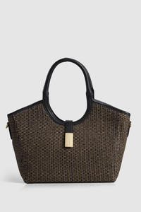 Alina Straw Grab Tote