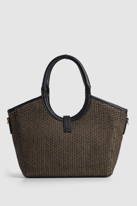 Alina Straw Grab Tote