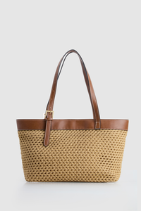 Straw East West Tote