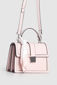Scarf Top Handle Bag