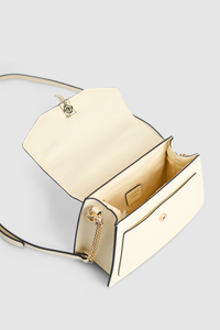 Enamel Logo Top Handle Bag