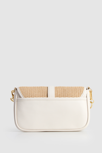 Alina Straw Shoulder Bag