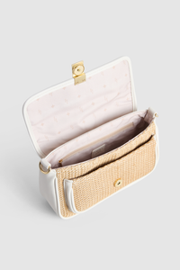 Alina Straw Shoulder Bag