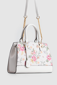 Floral Shopper Tote Bag