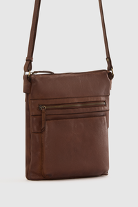 Maggie Leather Crossbody Bag