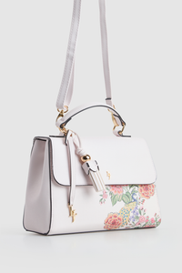 Peacock Floral Top Handle