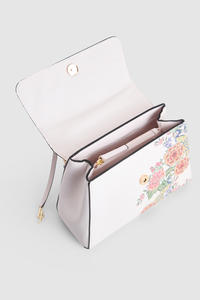 Peacock Floral Top Handle