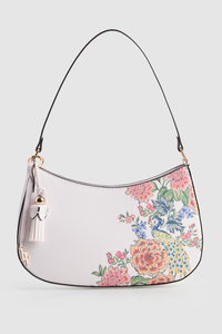 Peacock Floral Shoulder Bag