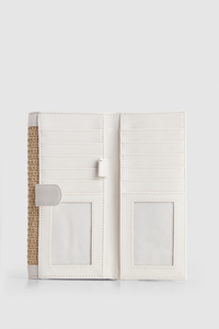 Alina Straw Large Wallet