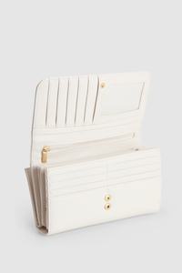 Alina Straw Large Wallet