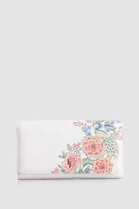 Peacock Floral Large Wallet