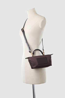 Noosa Leather Trim Crossbody Bag