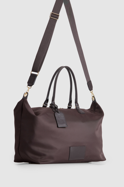 Noosa Leather Trim Travel Tote Bag