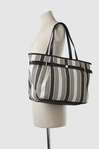 Raya Stripe Canvas Tote Bag